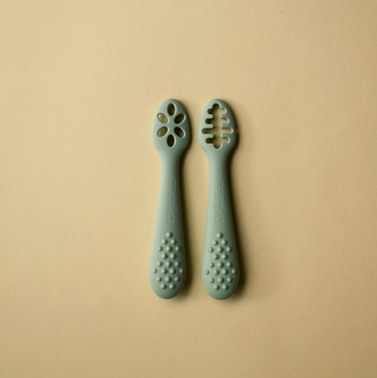 Cuillères d'apprentissage (Ensemble de 2) - Learning spoons - Minika