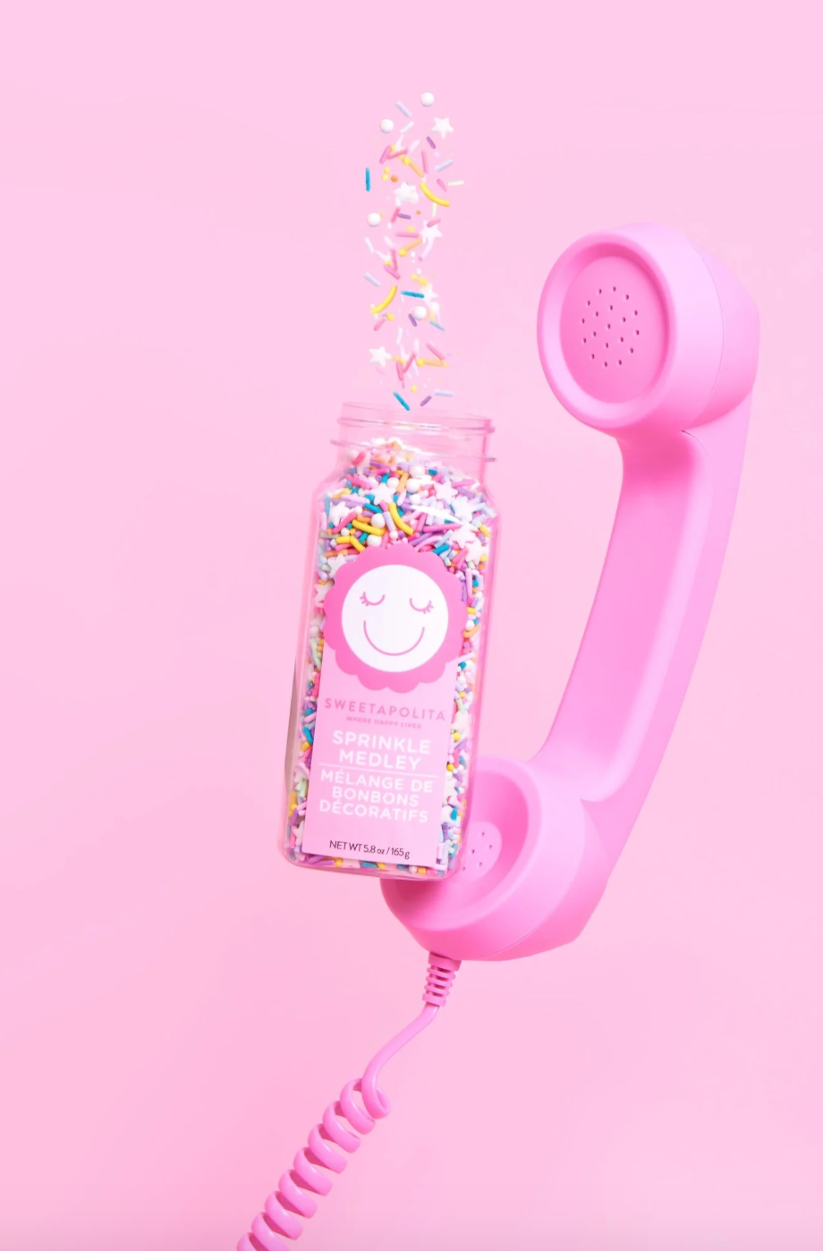 Collection bonbons paillettes pour dessert - Cake Sprinkles - Sweetapolita