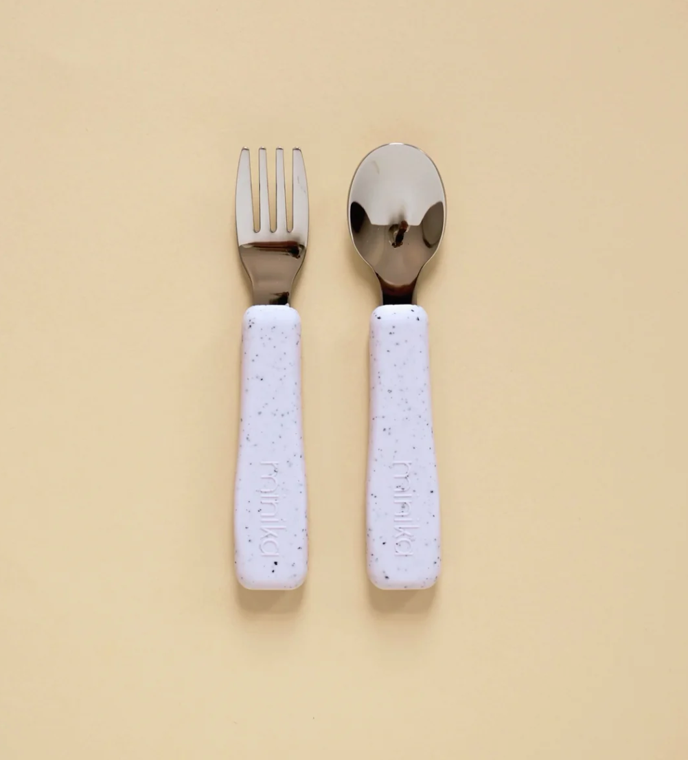 Ensemble d'ustensiles - Fork and spoon set - Minika