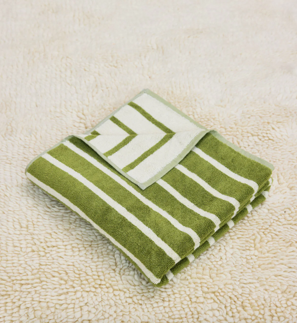 Collection Serviettes ''Bird Stripe'' Towels à l'unité - Dusen Dusen