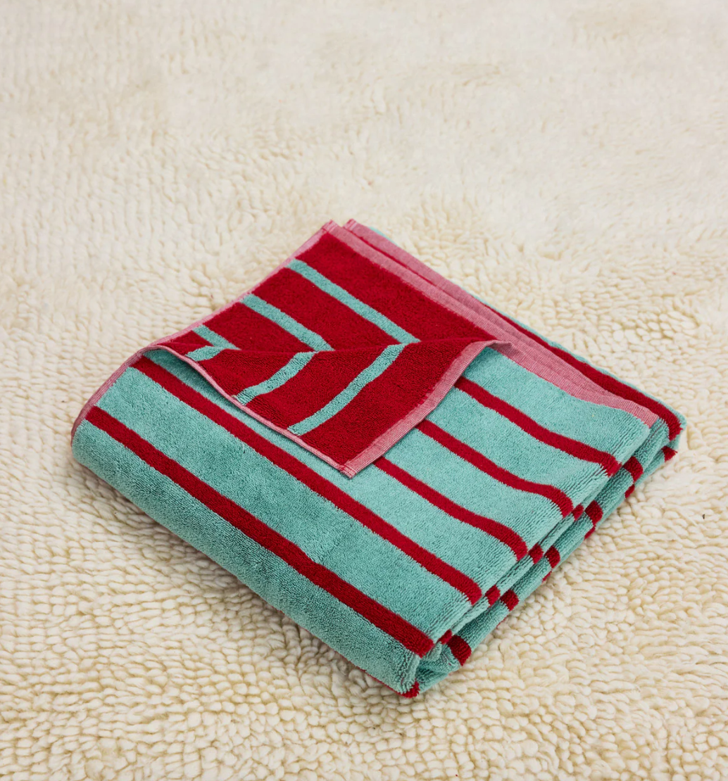 Collection Serviettes ''Bird Stripe'' Towels à l'unité - Dusen Dusen