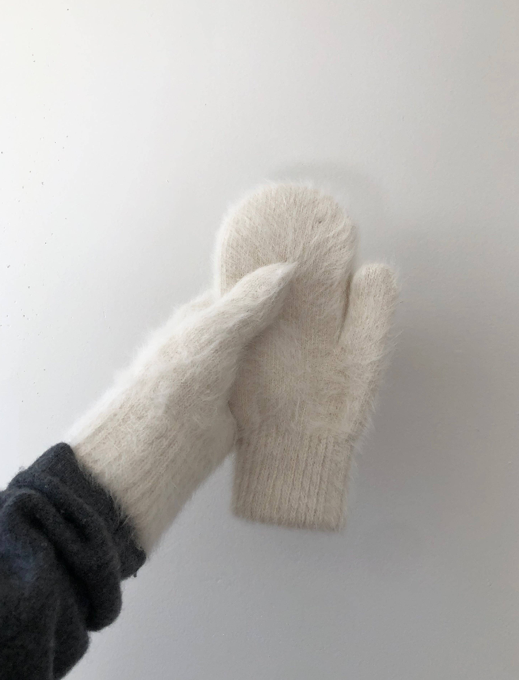Mitaine duveteuses - Angora Fluffy Mittens - Billy Bamboo
