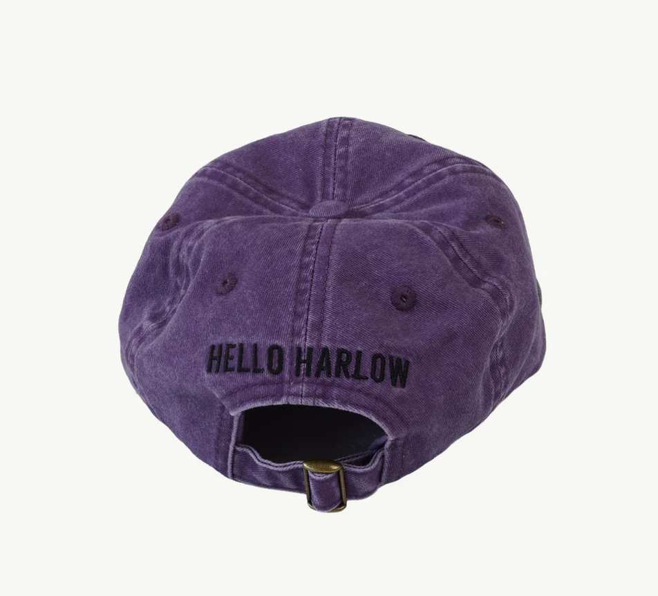 Casquette ''Kids of 90s Kids'' Purple Dat Hat - Hello Harlow