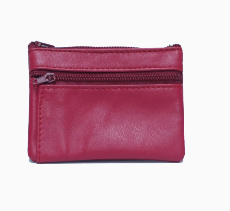 Porte monnaie en cuir recyclé - Upcycled Leather Wallet - Royal Marais