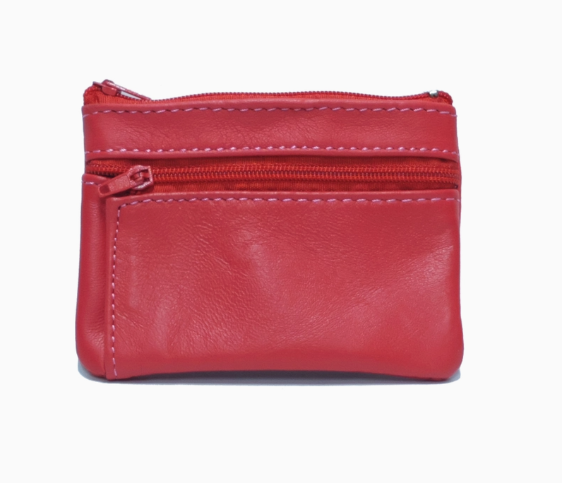 Porte monnaie en cuir recyclé - Upcycled Leather Wallet - Royal Marais