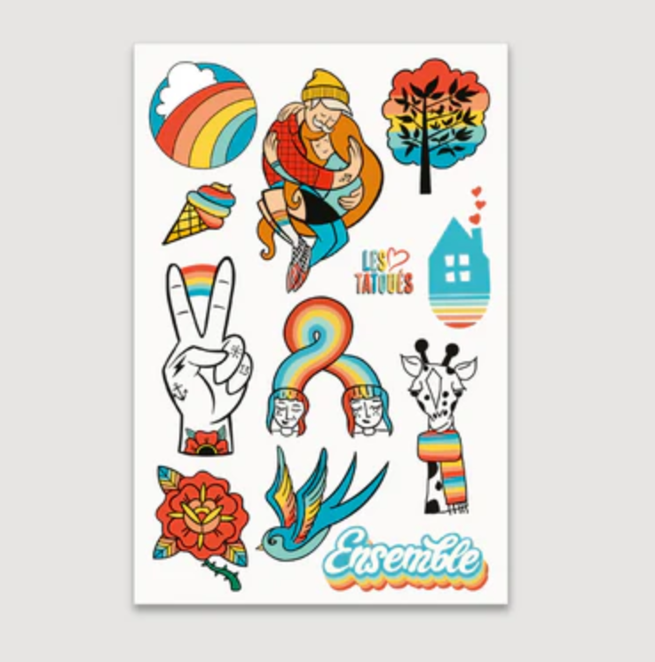 Tatouages temporaires - Les Tatoués - Temporary Tattoos