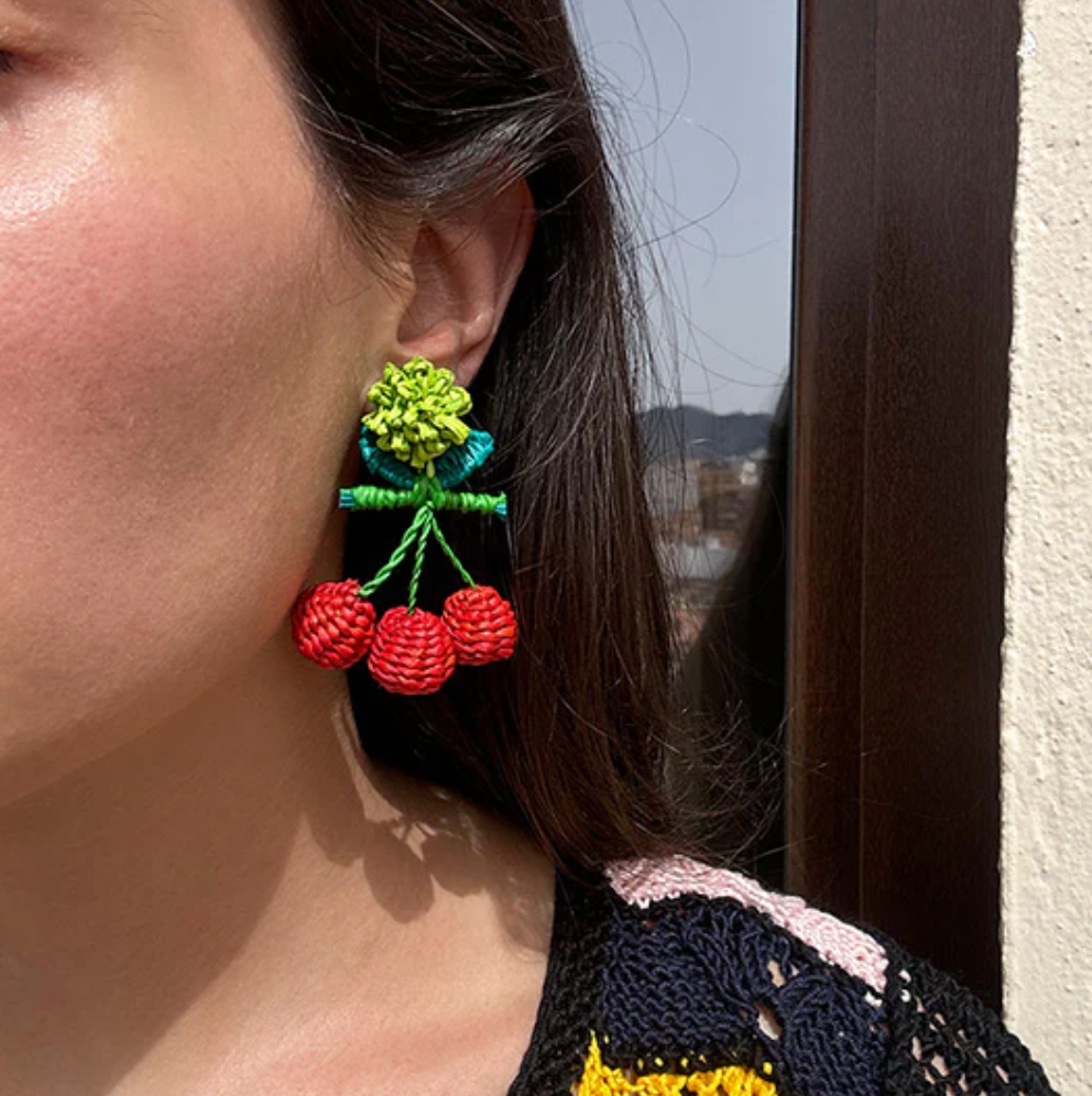 Boucles Palma Cherry Earrings - Amori Mori