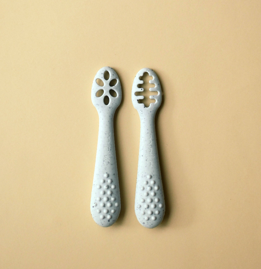 Cuillères d'apprentissage (Ensemble de 2) - Learning spoons - Minika