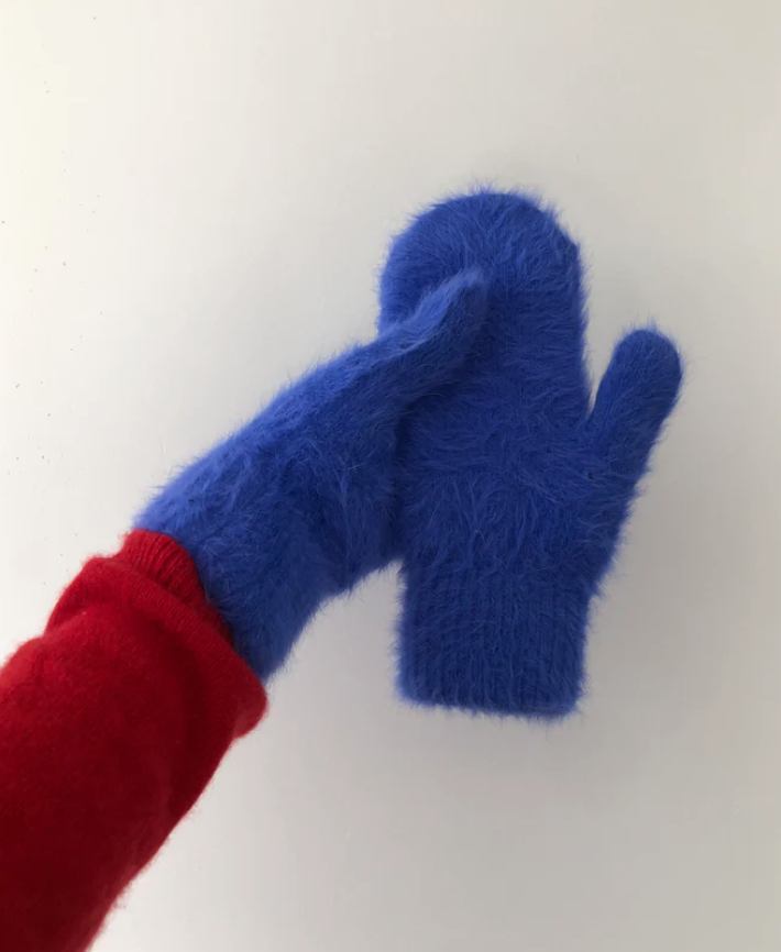 Mitaine duveteuses - ANGORA fluffy mittens - Billy Bamboo