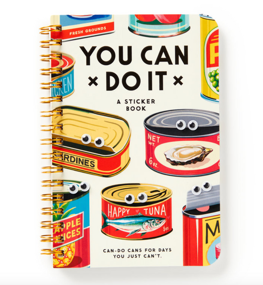 Livre d'autocollants ''You Can Do It'' Googly Sticker Book - Brass Monkey