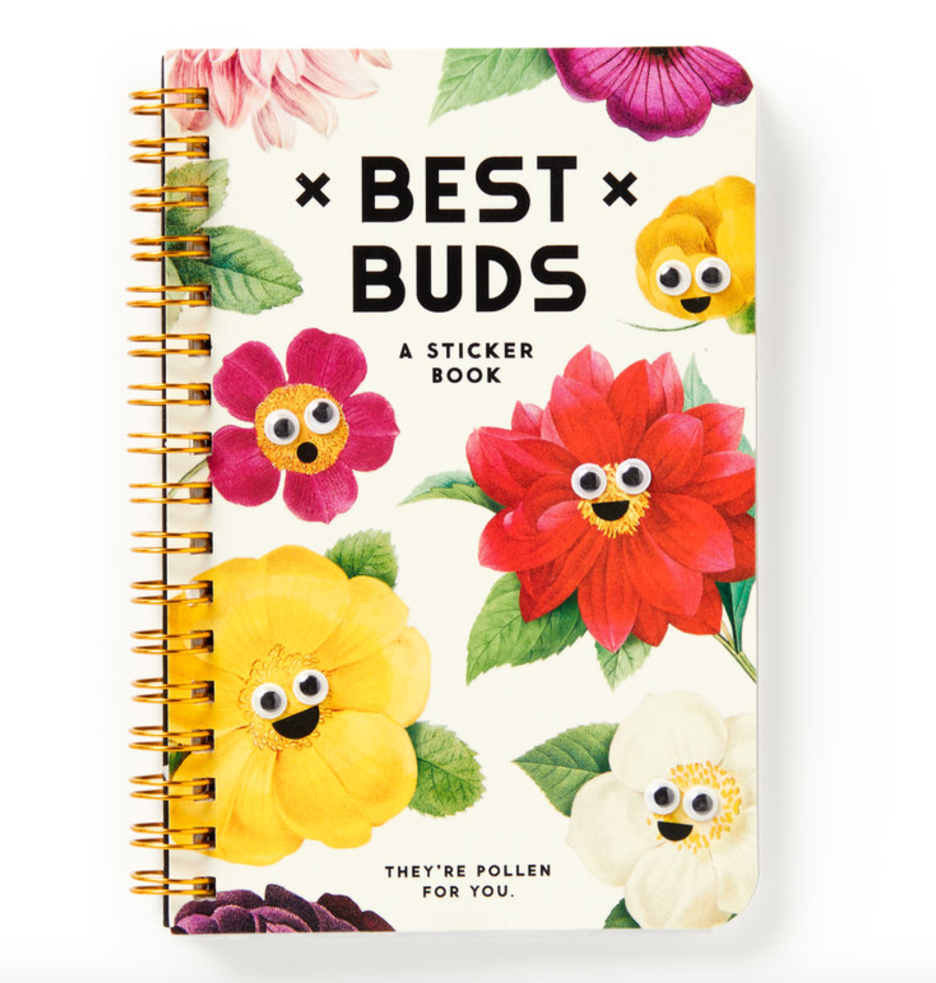 Livre d'autocollants ''Best Buds'' Googly Sticker Book - Brass Monkey
