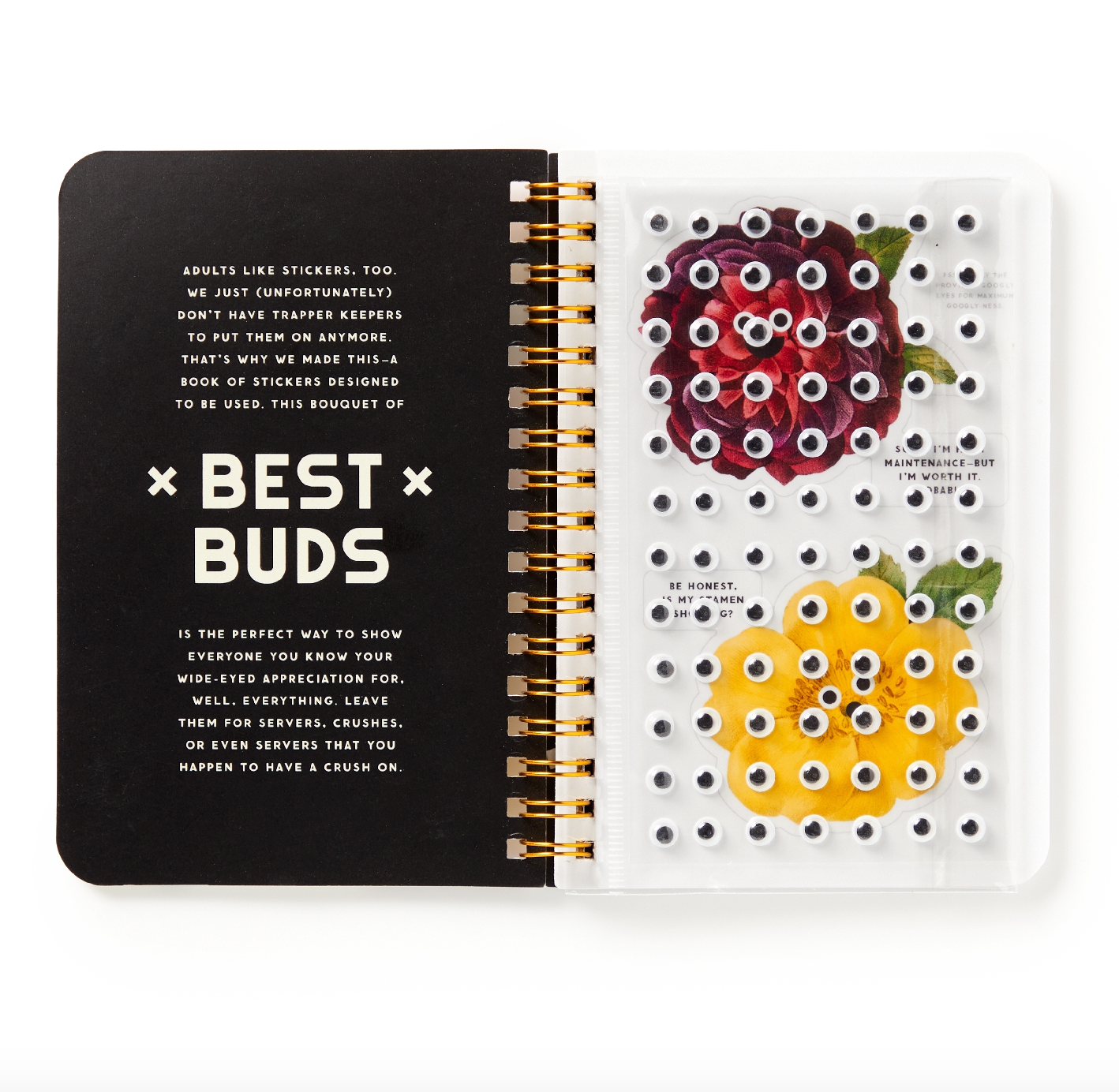Livre d'autocollants ''Best Buds'' Googly Sticker Book - Brass Monkey