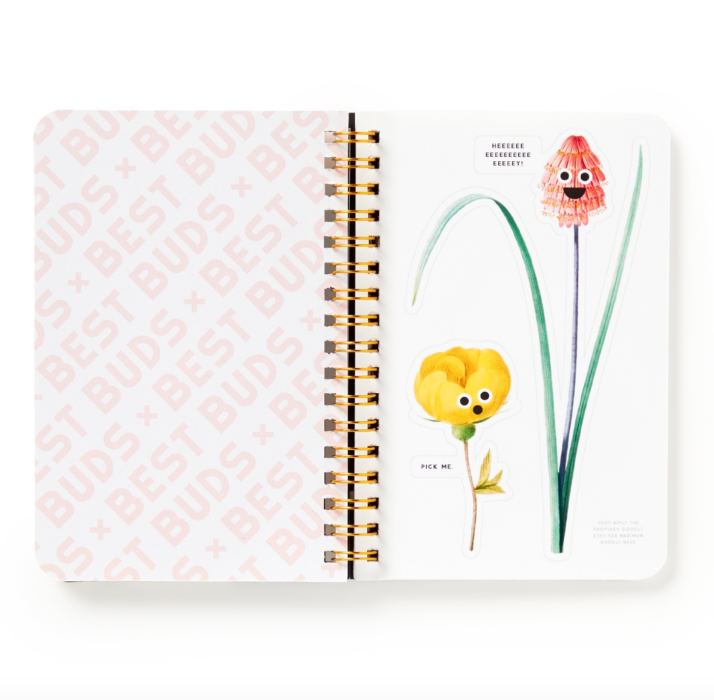 Livre d'autocollants ''Best Buds'' Googly Sticker Book - Brass Monkey