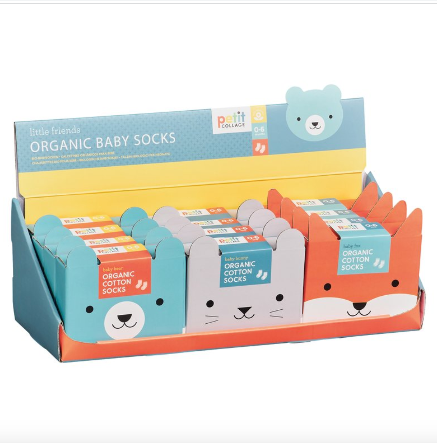 Chaussettes en coton bio pour bébé - PetitCollage