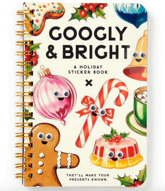 Livre d'autocollants 'Googly & Bright Holiday' Sticker Book