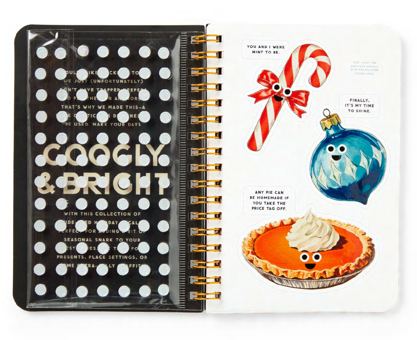 Livre d'autocollants 'Googly & Bright Holiday' Sticker Book