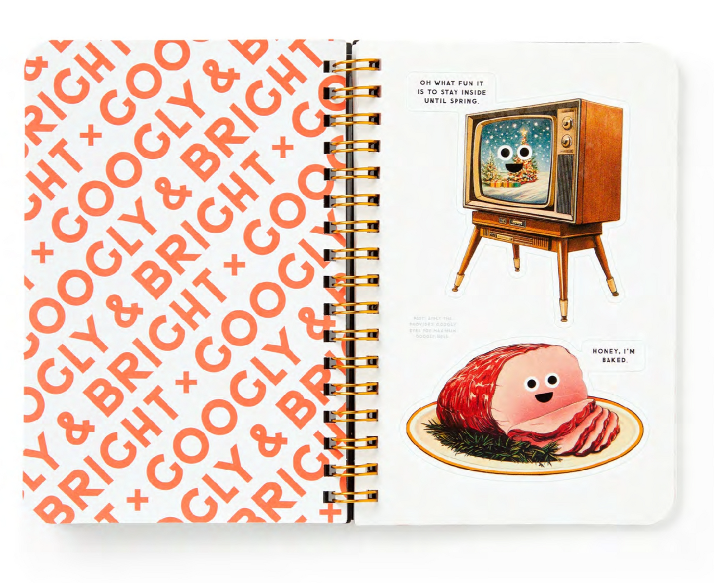 Livre d'autocollants 'Googly & Bright Holiday' Sticker Book