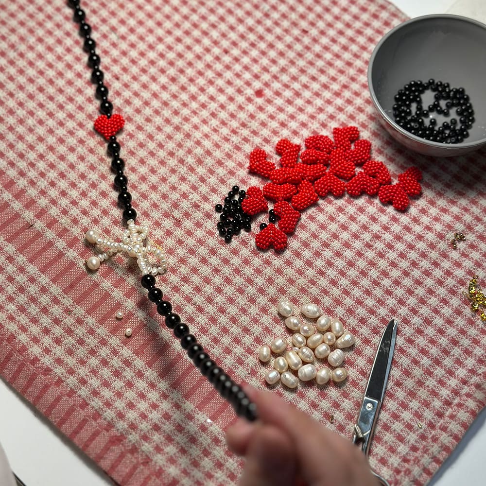 Collier Lazo Perlas Necklace - Amori Mori