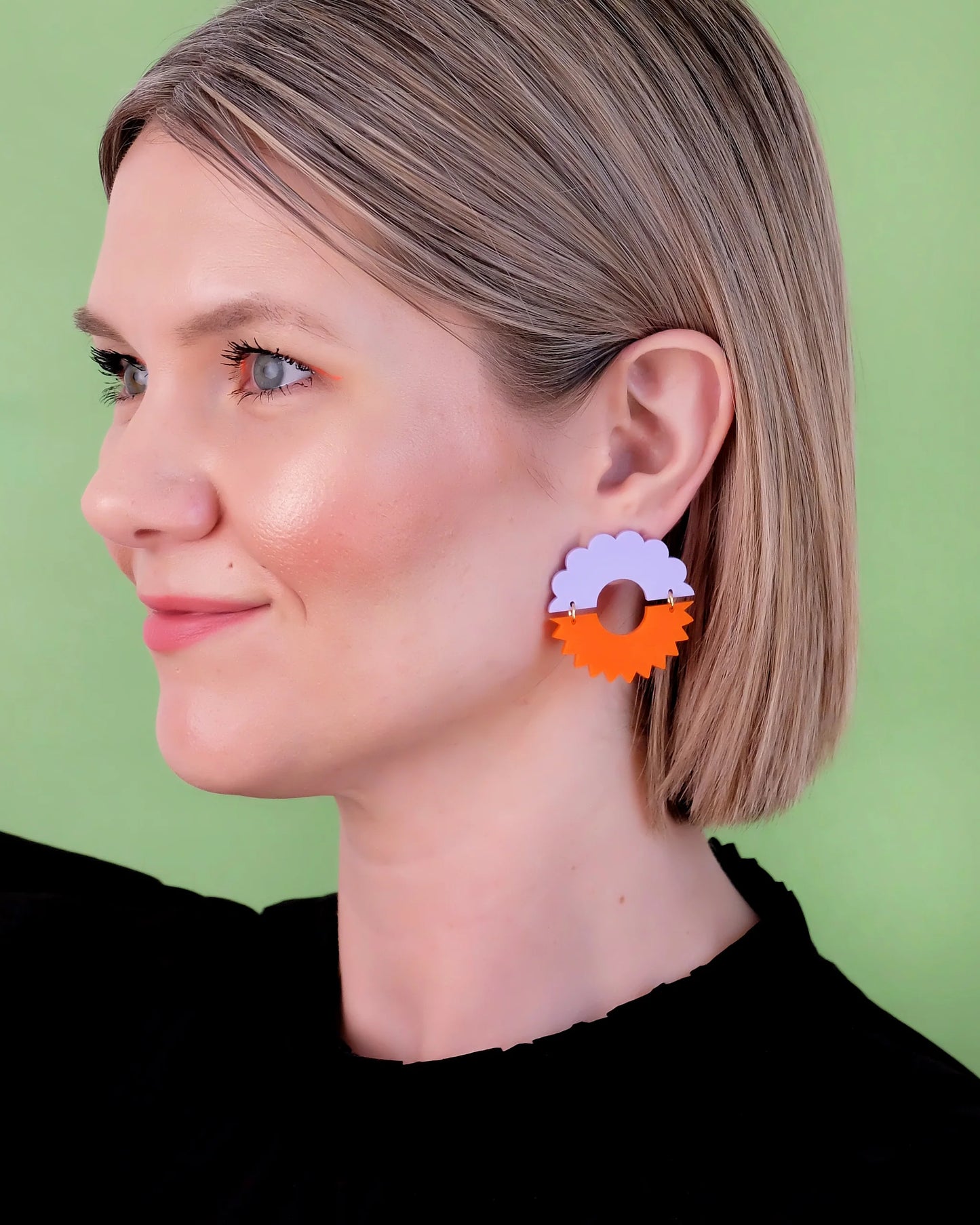 FLOURISH Duo Puces Orange et Lilas - Combinist Goods