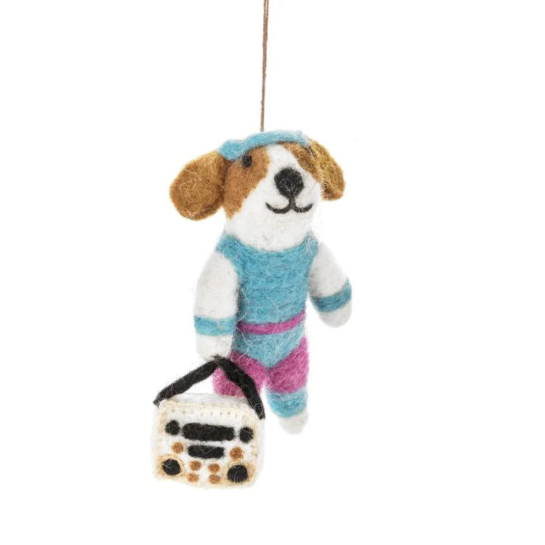 Collection ornements en laine piquée - Felted ornaments