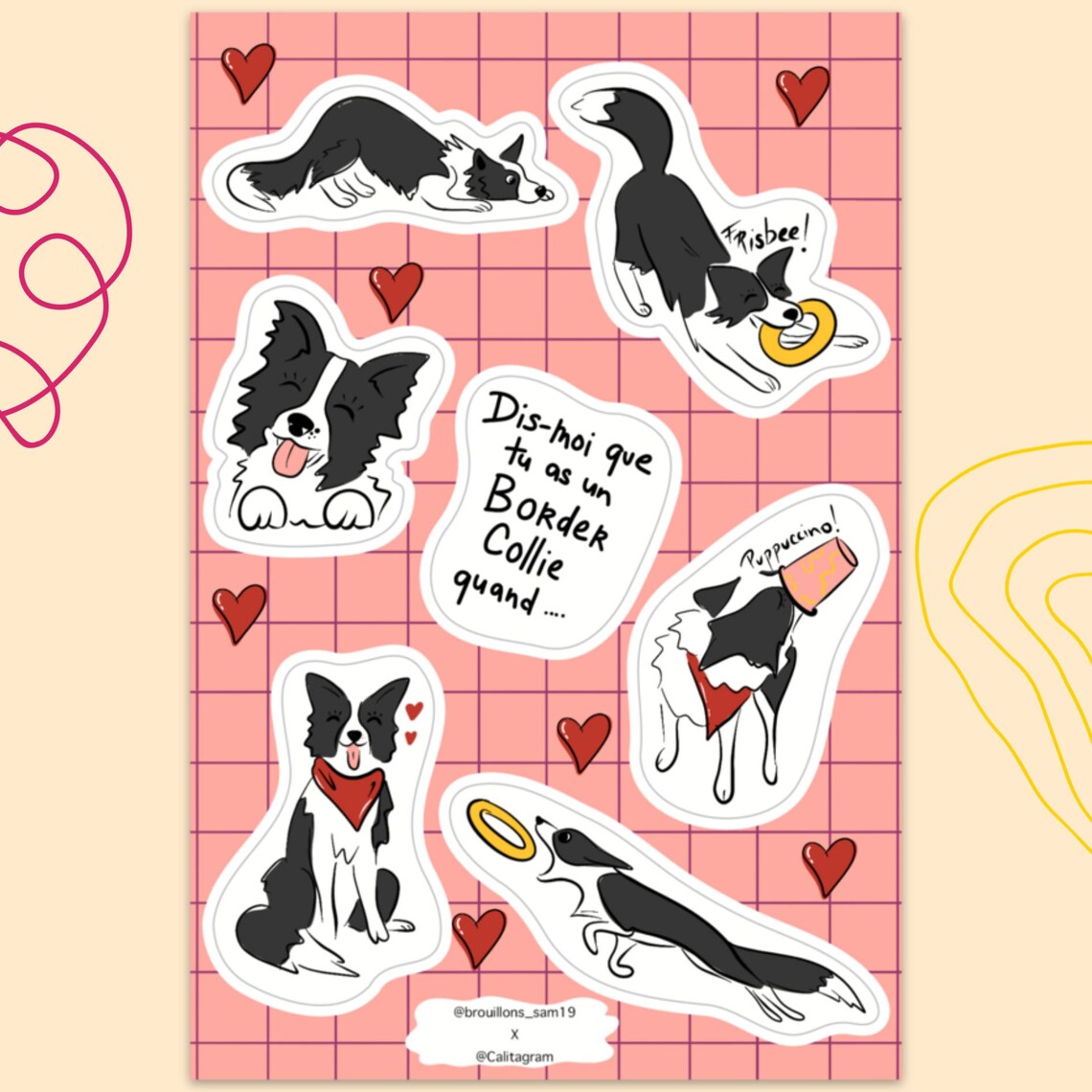 Autocollants Stickers - Brouillons SAM