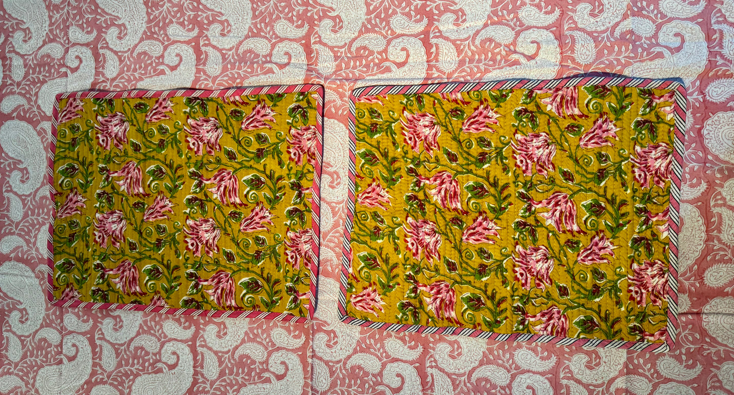 Lot de 2 napperons – Giselle in pink