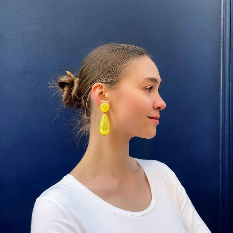 Collection boucles à clip en résine PRINTEMPS - Francine Bramli Paris