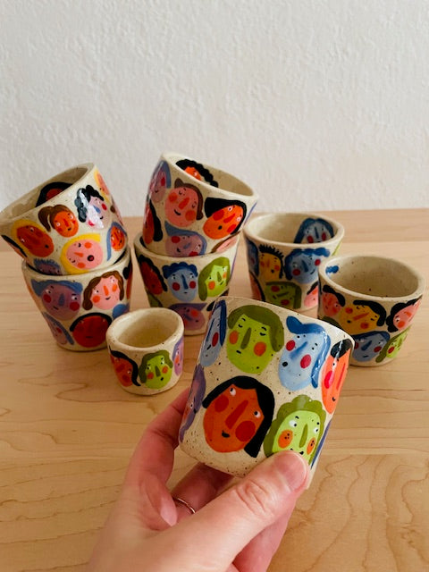 Tasses avec visages - Fraulein B.