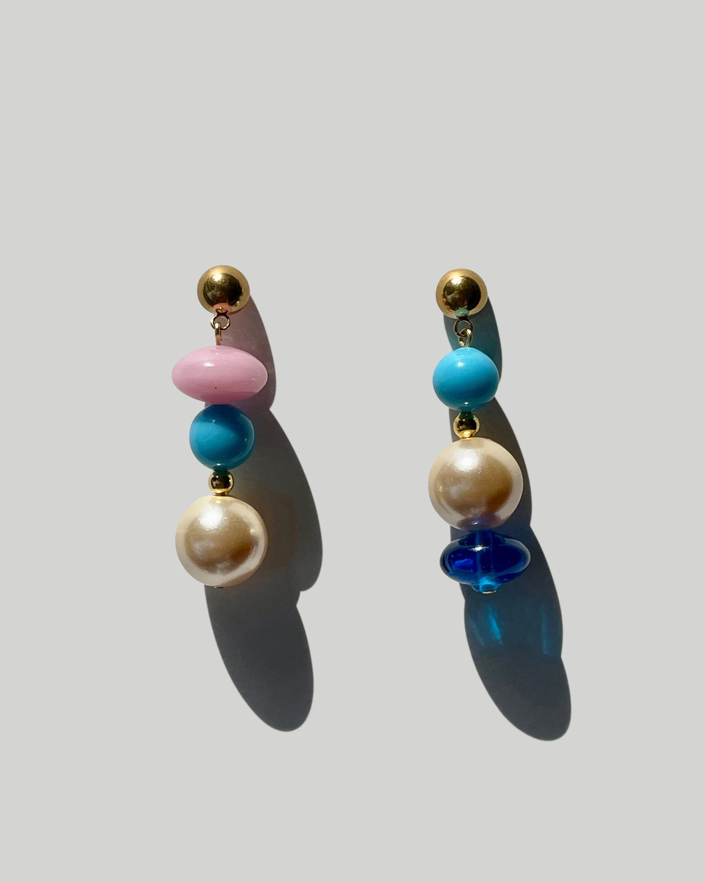 Asang Gold Beaded Earrings - Karo Koru