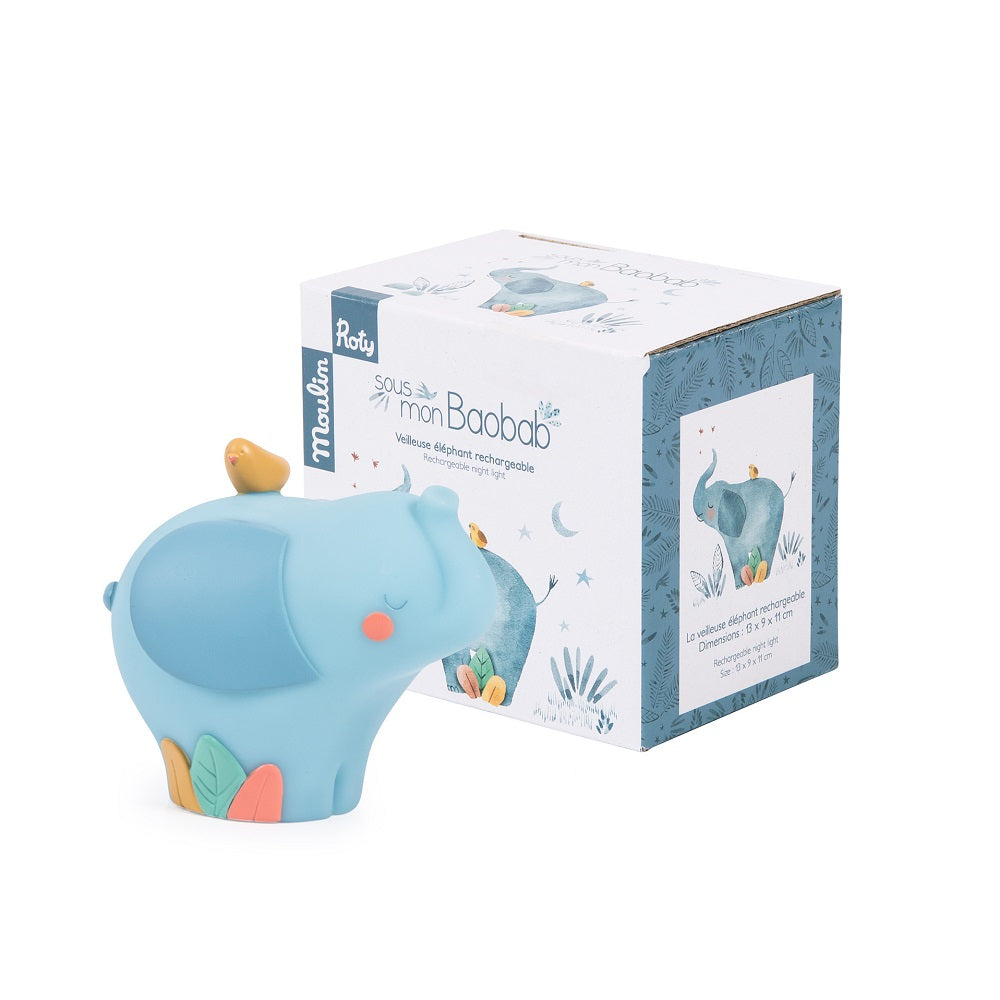 Veilleuse Eléphant USB - Sous Mon Baobab
