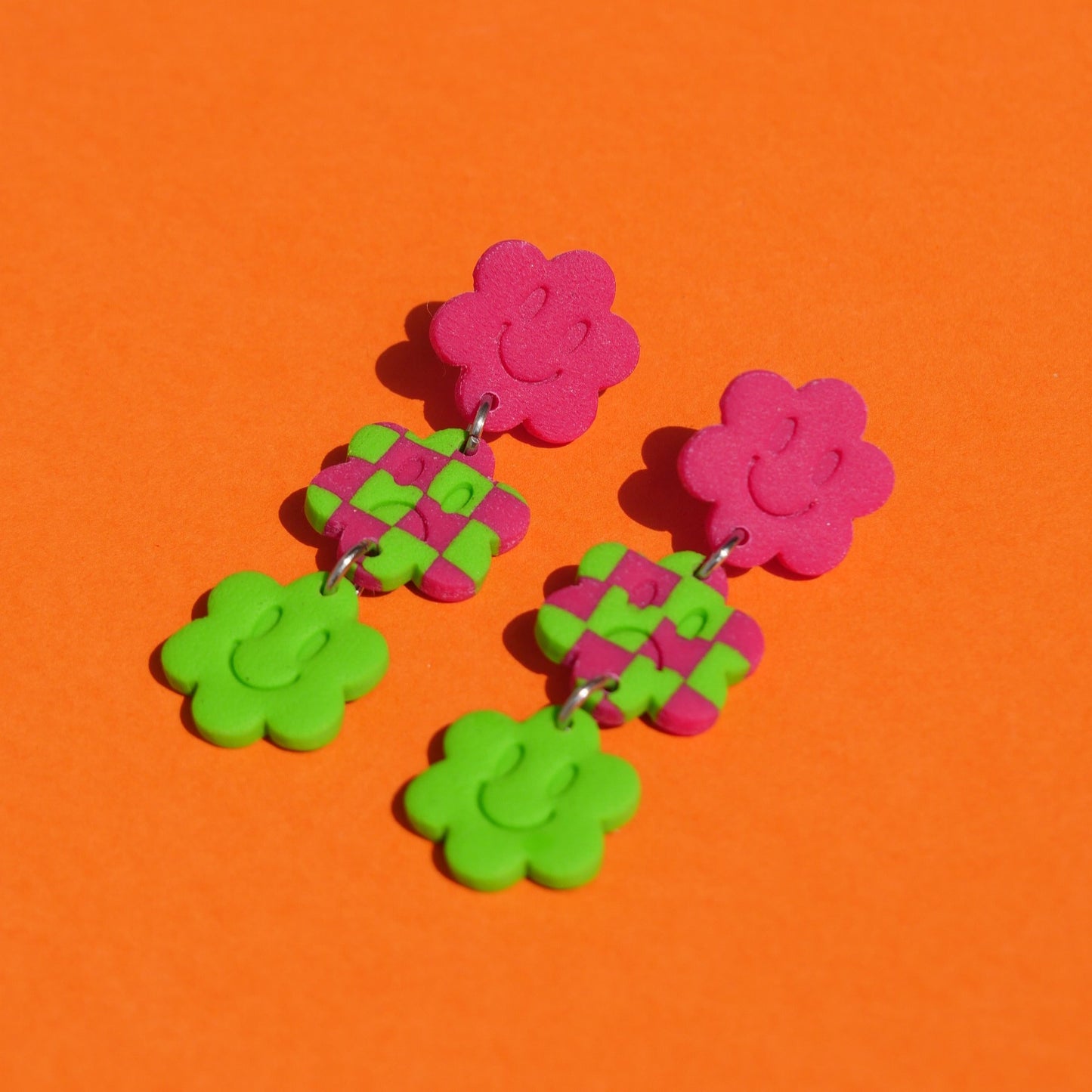 Boucles fleurs smiley a09 - Crocodile Agile
