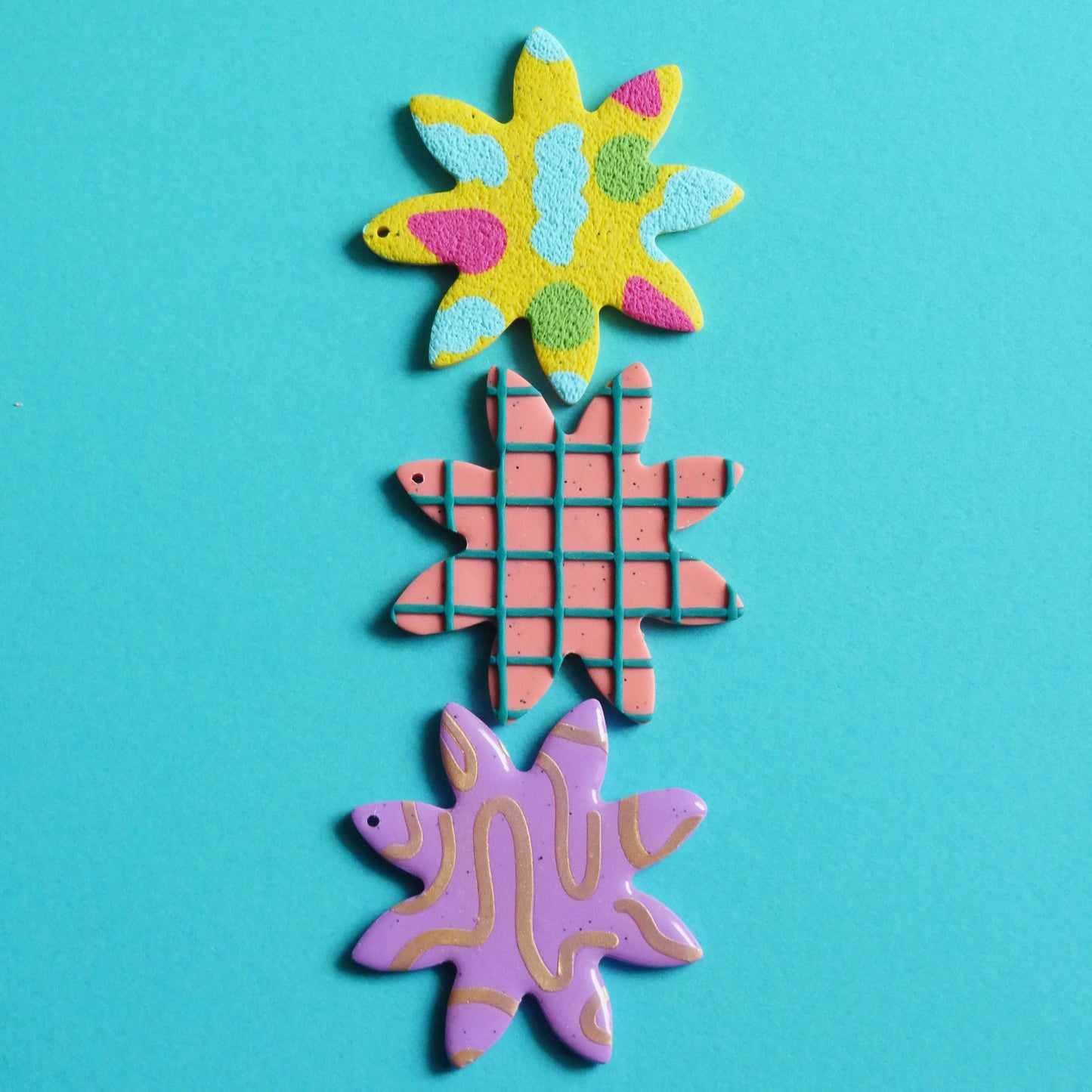 Trios d'ornements de sapin - Crocodile Agile