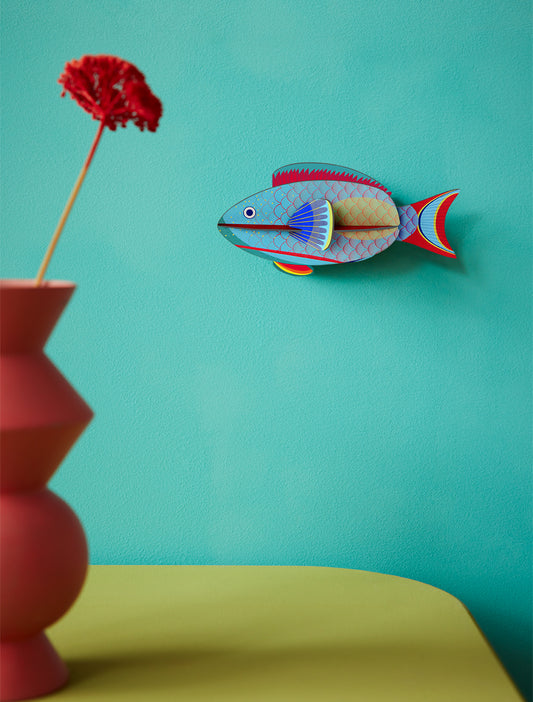 Parrotfish - Poisson-perroquet Décoration Murale 3D - Studio Roof