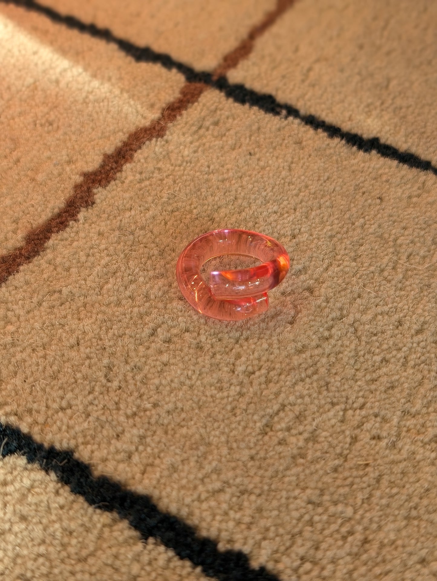 Bague Wrap Ring lucite - Corey Moranis