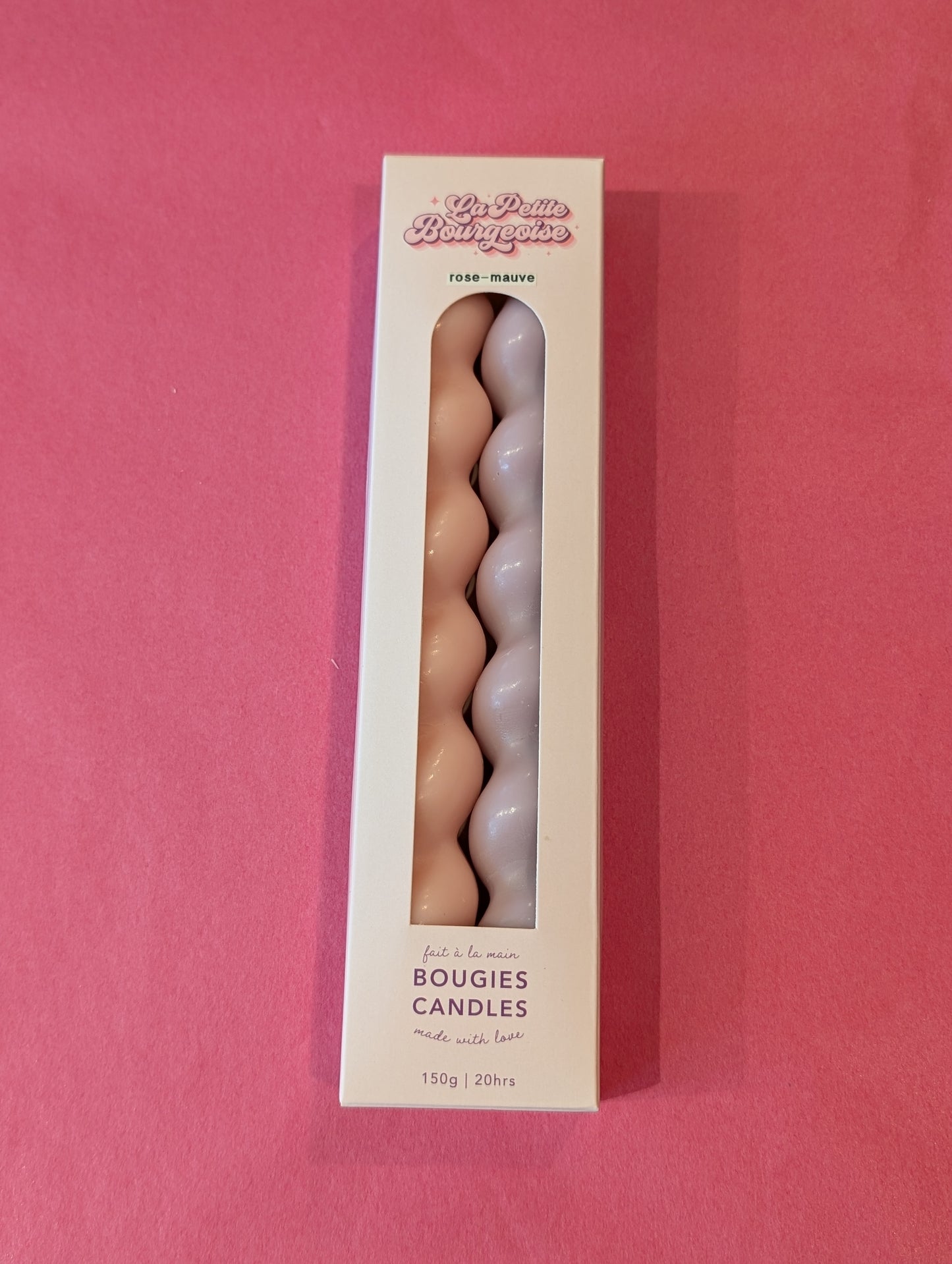 Paquet de 2 Bougies Spirales - La Petite Bourgeoise