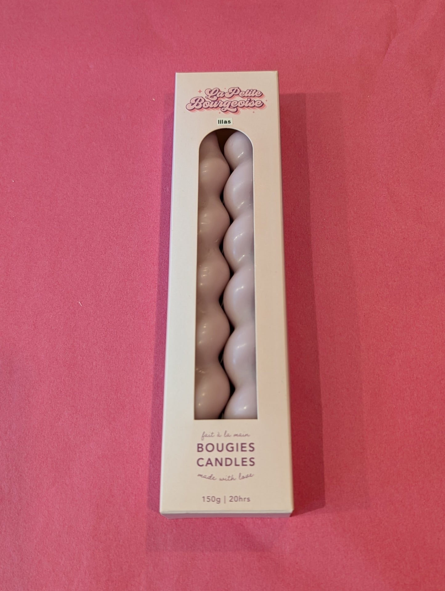 Paquet de 2 Bougies Spirales - La Petite Bourgeoise