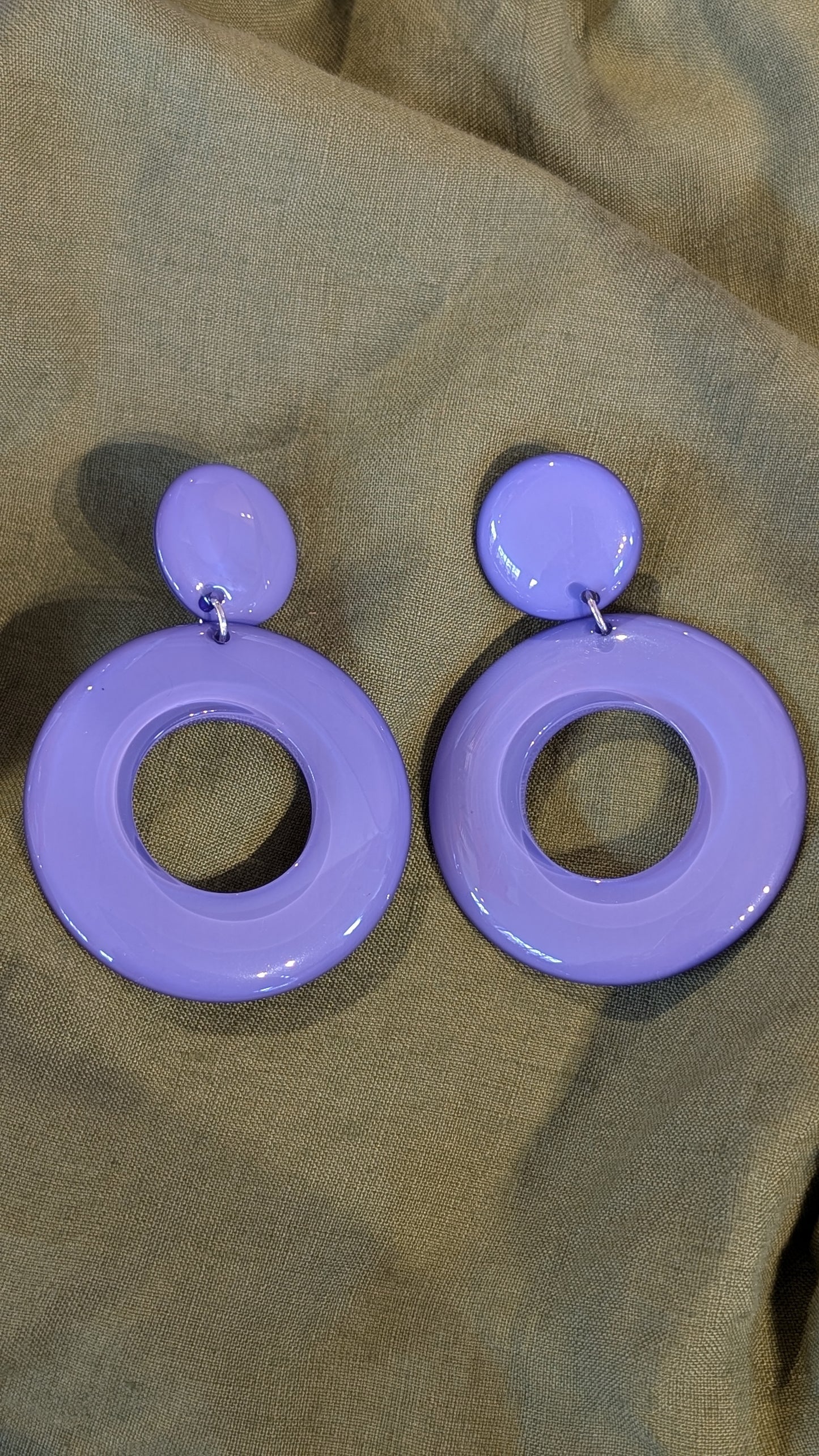 Collection boucles à clip en résine PRINTEMPS - Francine Bramli Paris