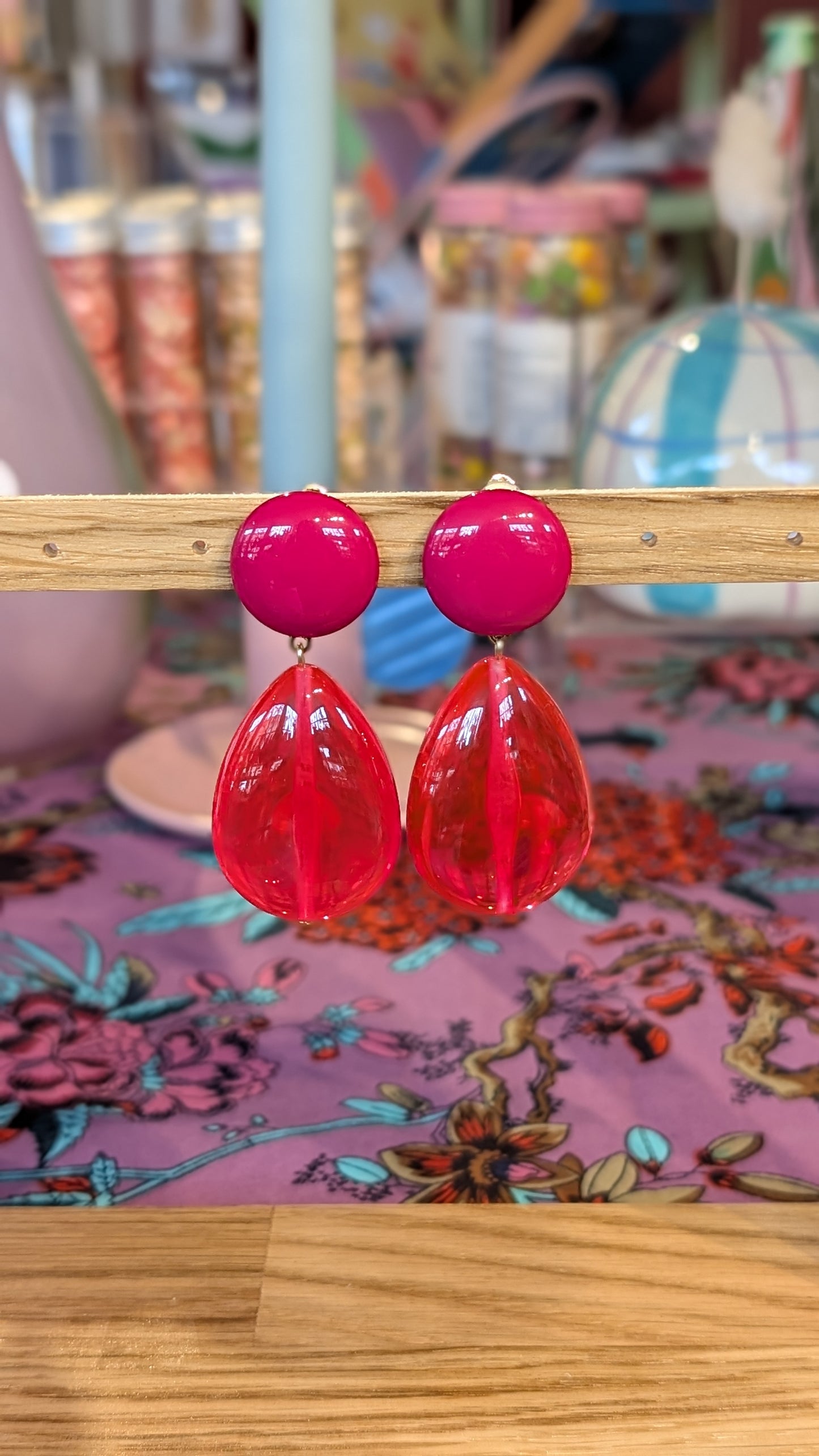 Collection boucles à clip en résine PRINTEMPS - Francine Bramli Paris