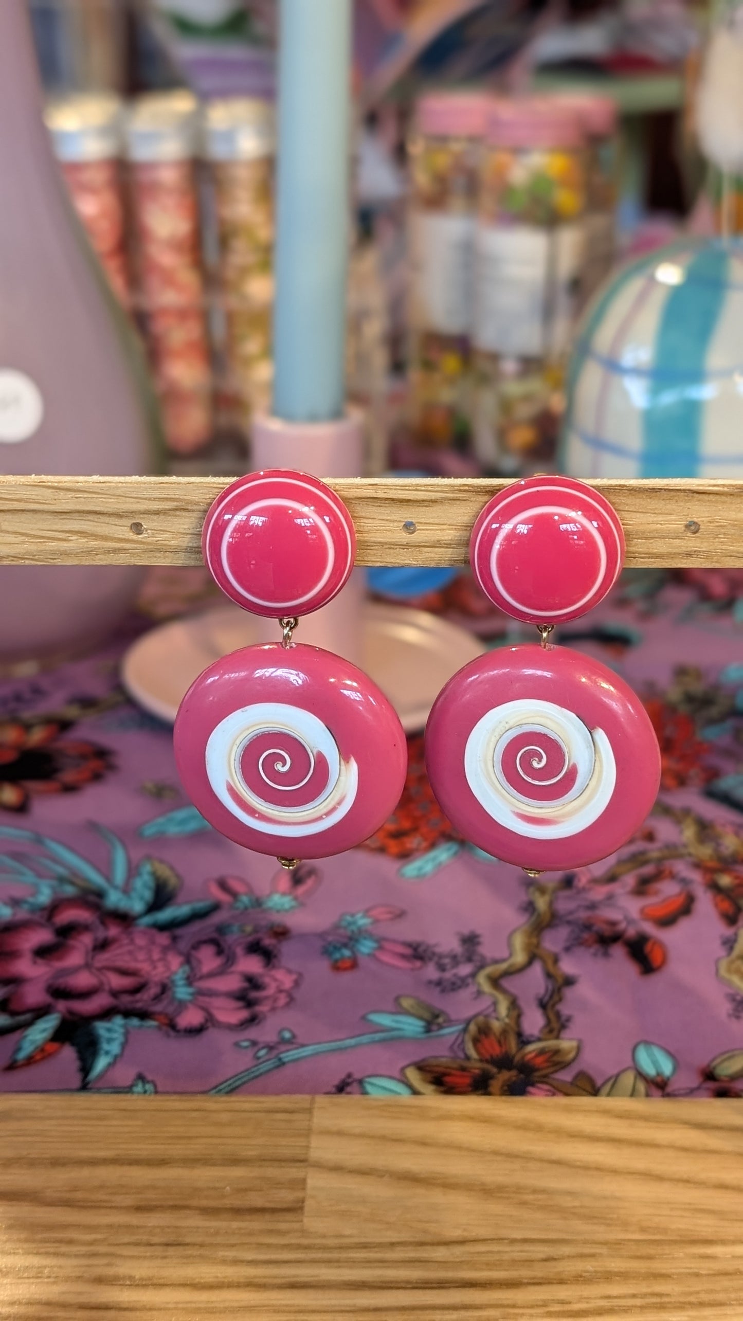 Collection boucles à clip en résine PRINTEMPS - Francine Bramli Paris