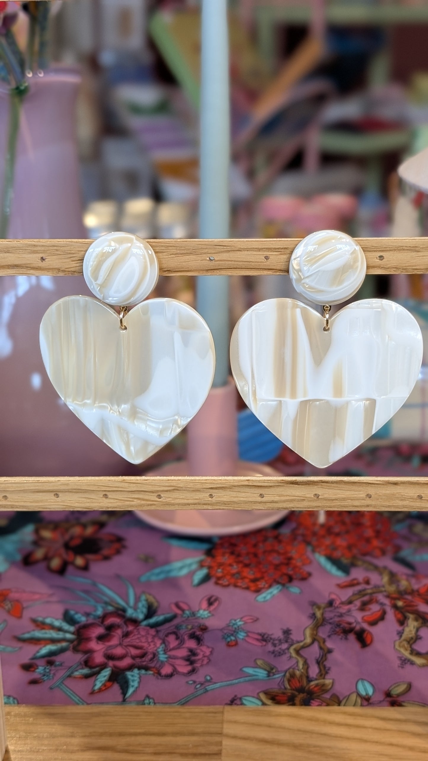 Collection boucles à clip en résine PRINTEMPS - Francine Bramli Paris