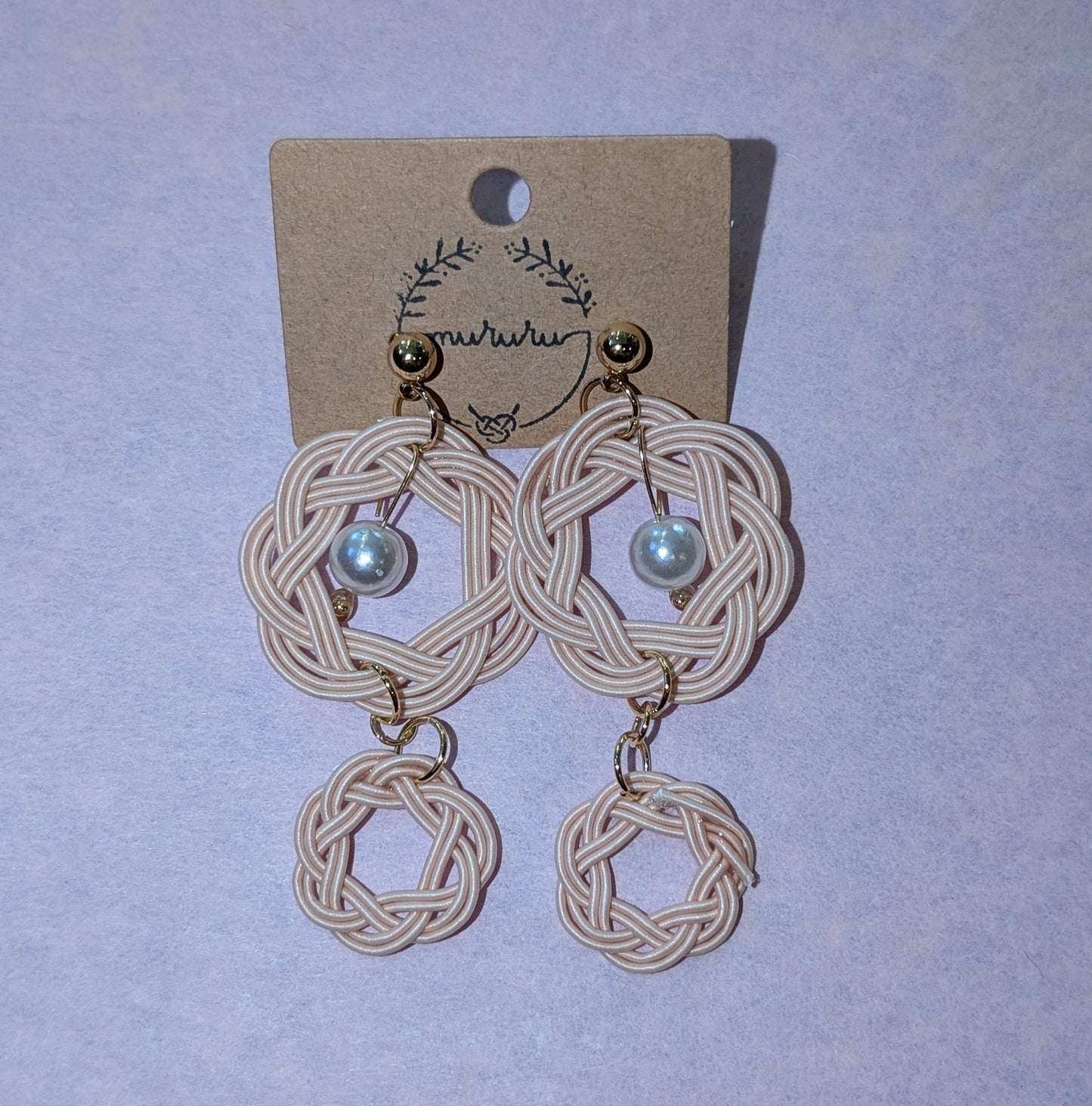 Boucles N. Double Aioimusubi Earring- STUDIO MURURU