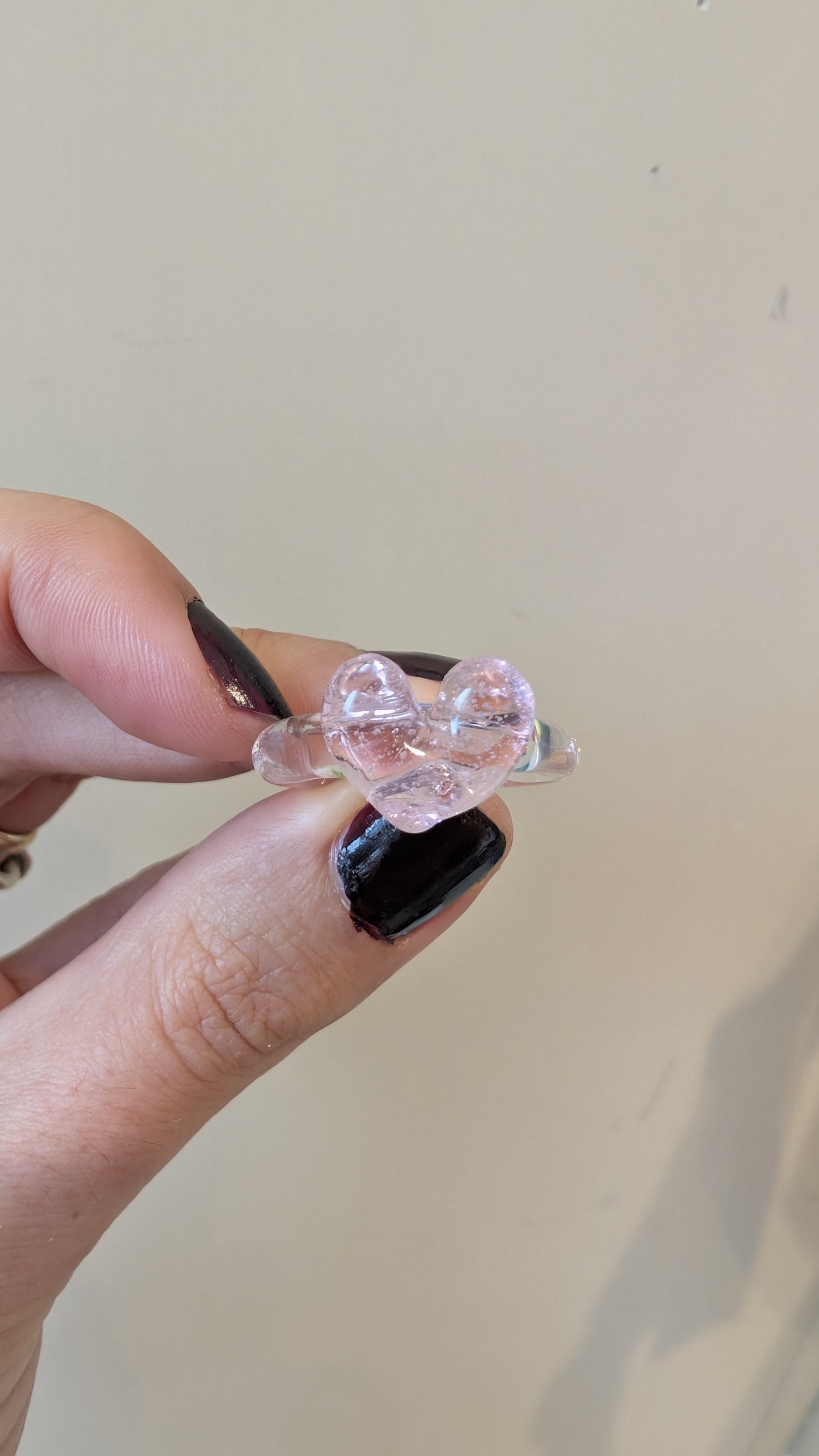 Bague coeur en verre - Love Heart Ring - RISATO