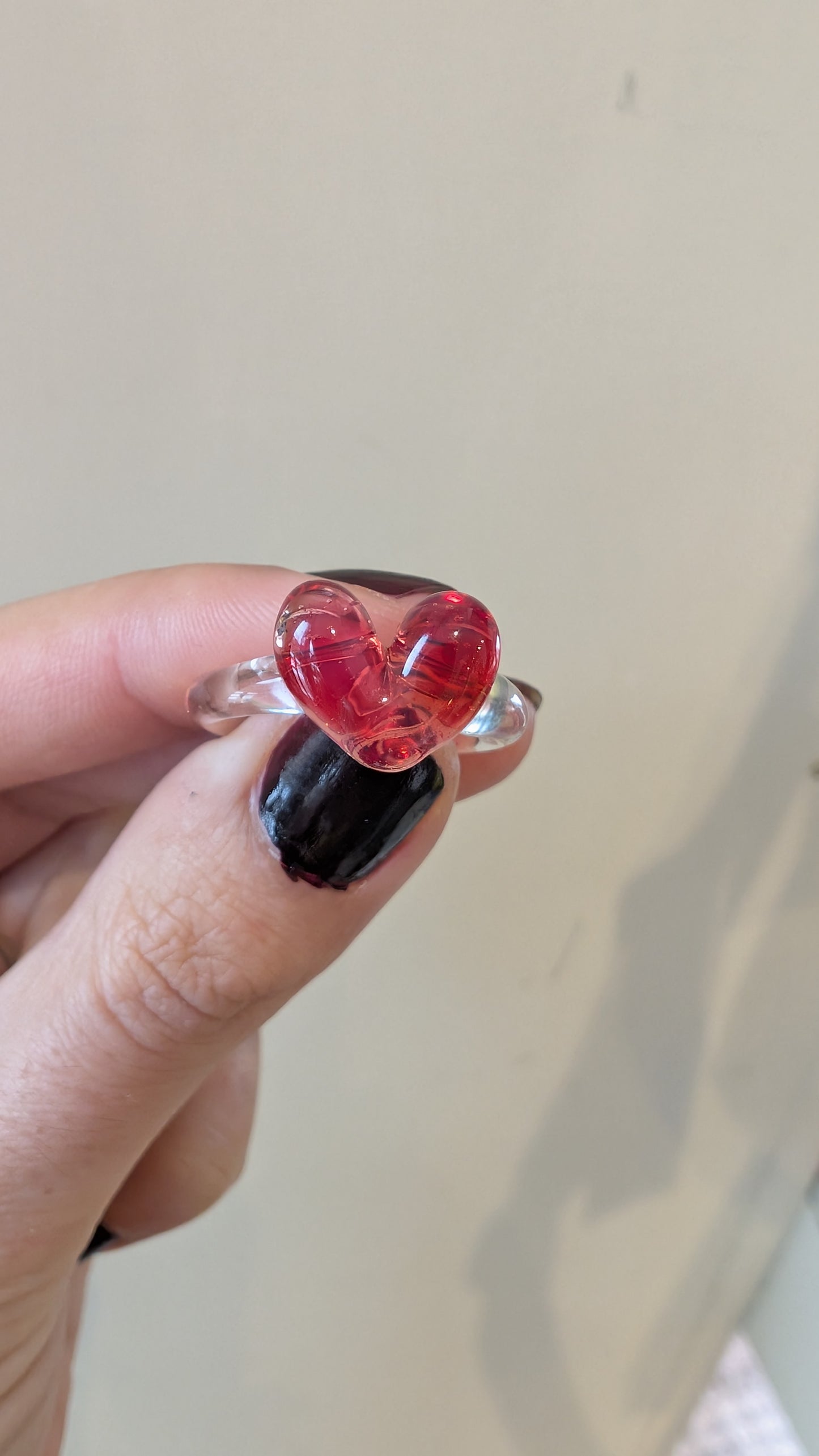 Bague coeur en verre - Love Heart Ring - RISATO
