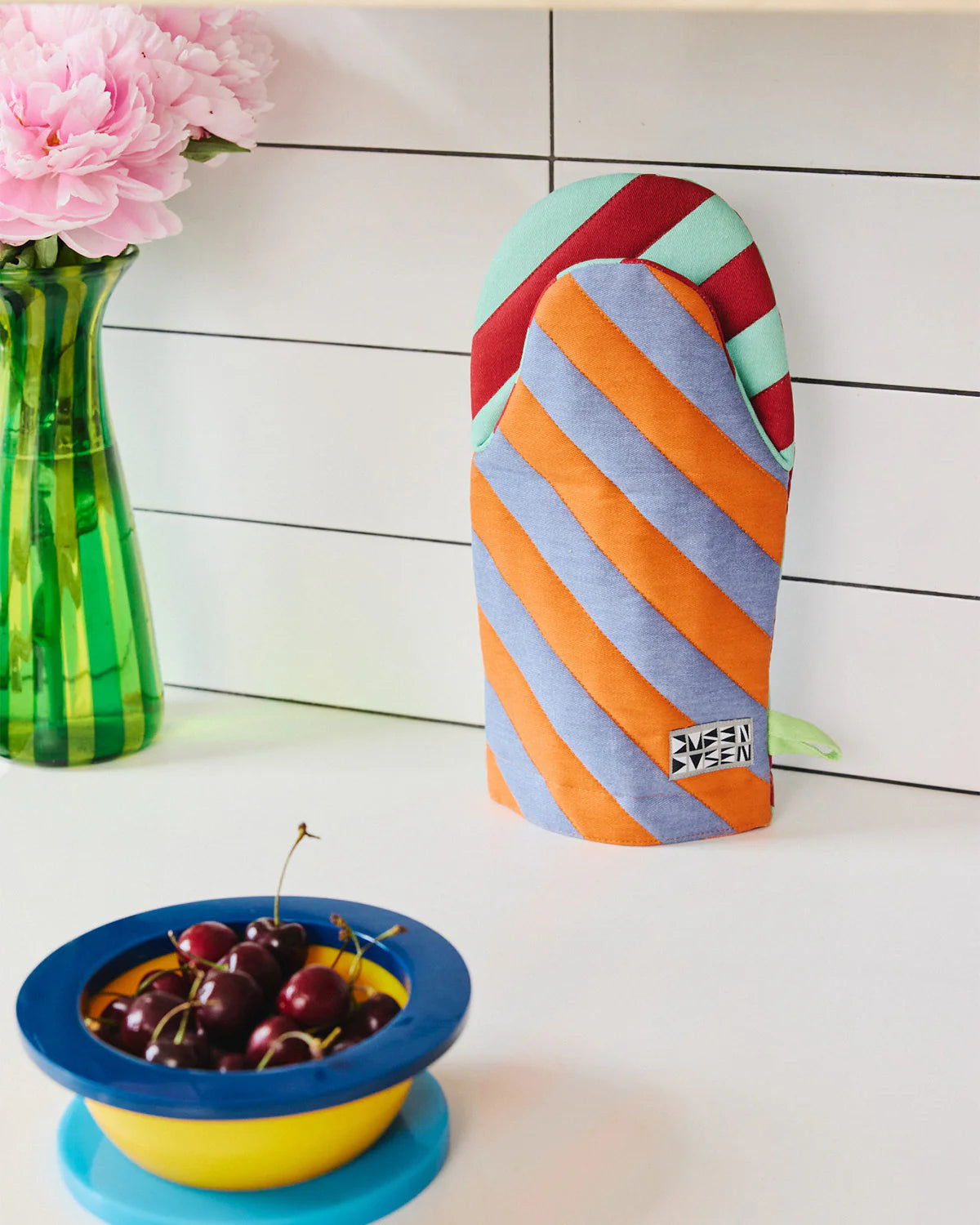 Kitchen GLOVer Unit-striped Single Oven Mitt-Dussien