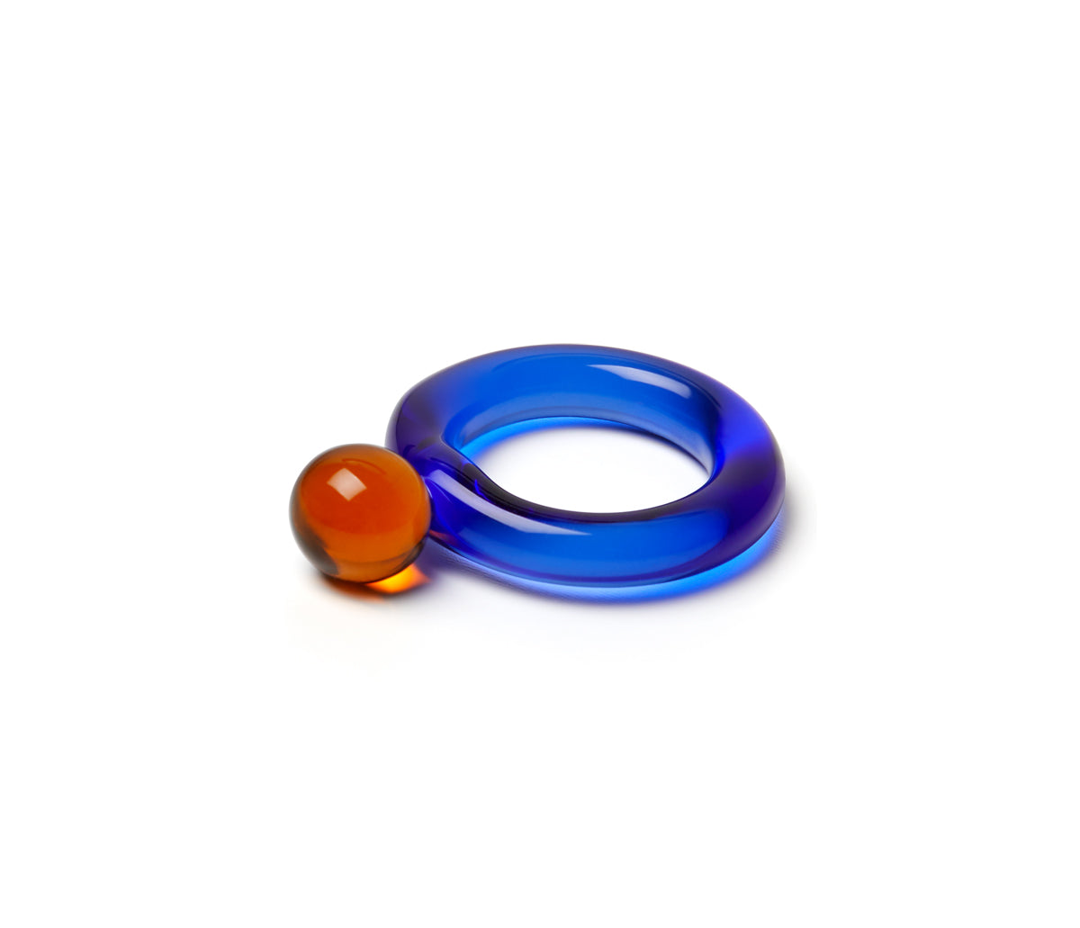 Blown glass ring BOLITA ring - Sandra Alexandra