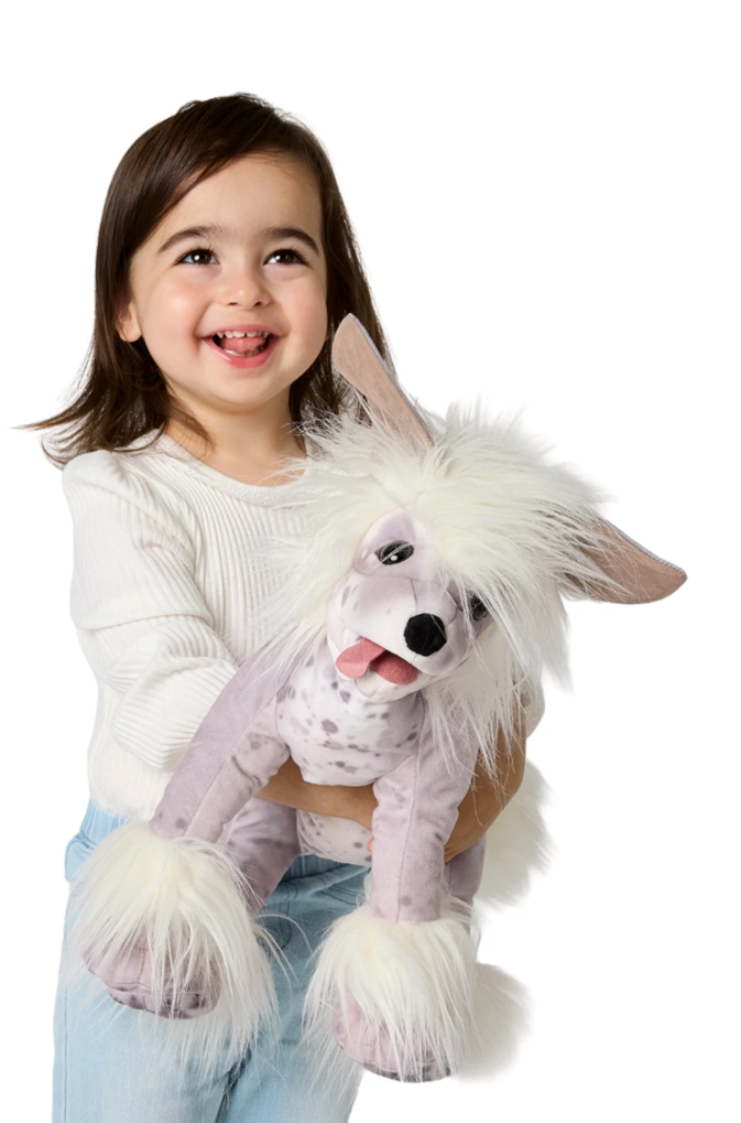 Marionnette Chien Chinois a Crete Chinese Crested Dog - Folkmanis