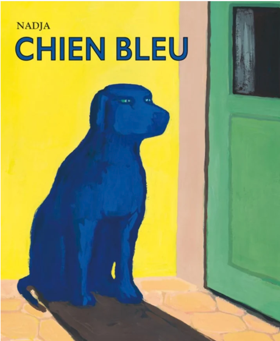 Livre Chien Bleu par Nadja - L'école des loisirs - Mouiin Roty