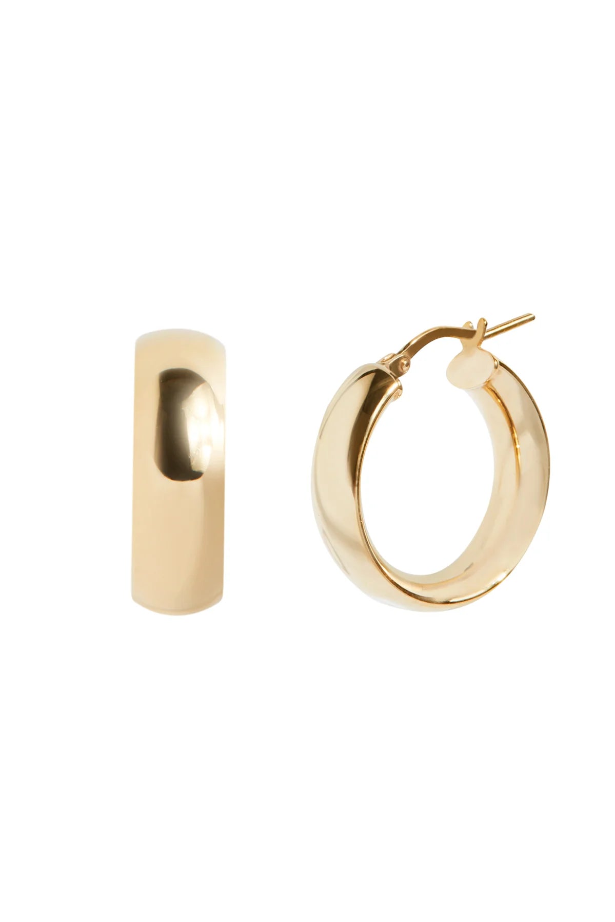 ANNEAUX BASIQUES argent ou plaqué or / CHUNKY HOOPS - Treasure Box