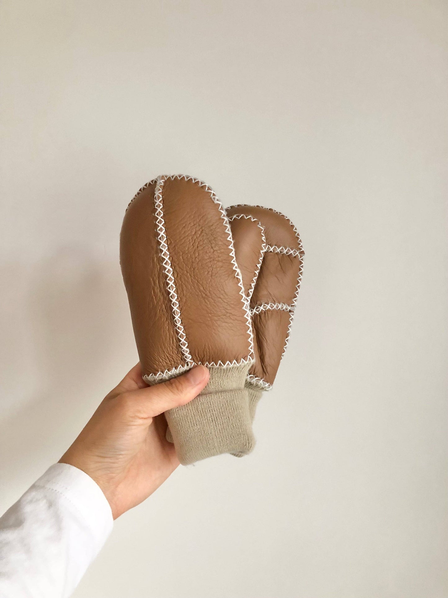 Mitaines pour enfants en peau de mouton - Kids Shearling Mittens - Billy Bamboo