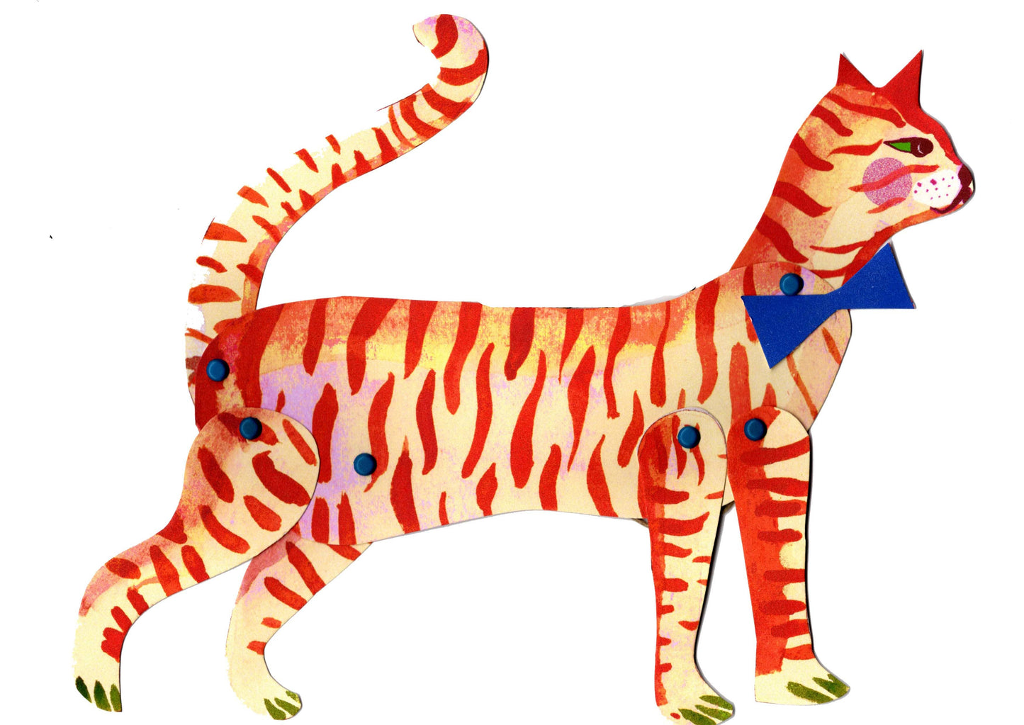 Marionette à fabriquer Ginger cat puppet - Wini-Tapp